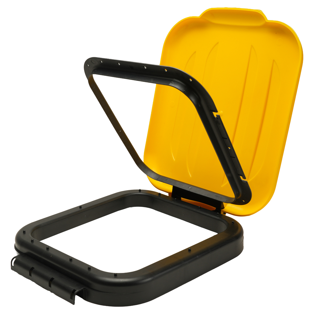 Pokrywy wymienne do stojaków 120 L (żółty / niebieski / zielony) 3